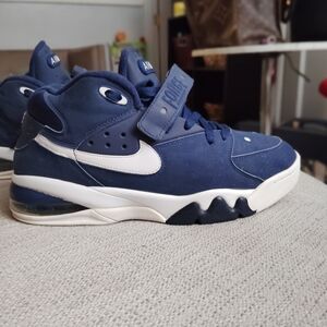 Nike Air Force Max Blue and White Sneakers